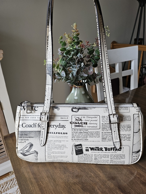 Coach Handbags - NWT Coach Newspaper Print Asher Bag